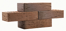 Кирпич облицовочный баварская кладка одинарный риф М-150  Браер – 5