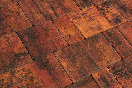 Тротуарная плитка 342 МЗ Серия "Новый город" 240/160*160/80*60 Вулкан – 1