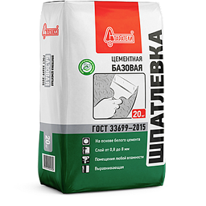 Шпатлевка цементная базовая СТАРАТЕЛИ 20 кг – 1