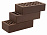 Кирпич облицовочный темный шоколад одинарный гладкий М-150 КС-Керамик – 21