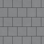 Тротуарная плитка Steinrus Валенсия серый, гладкая, 80 мм – 2