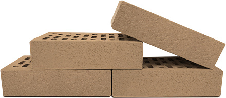 Кирпич облицовочный солома одинарный Шагрень Терекс – 1