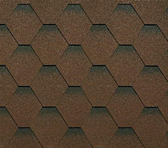 Гибкая черепица Shinglas Финская Черепица коричневый – 1