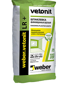 Шпаклевка финишная полимерная WEBER VETONIT LR+ белая 25 кг – 1