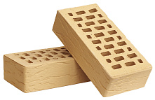 Кирпич облицовочный слоновая кость одинарный рустик Терекс – 3