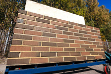 Кирпич облицовочный Нева одинарный Вертикальный Руст М200 VOLGABRICK – 7