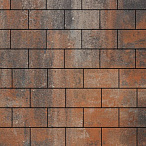 Тротуарная плитка Steinrus Бельпассо Медио ColorMix Рей, гладкая, 80 мм – 2