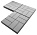 Тротуарная плитка 8 кирпичей 300х300х50 серый – 1