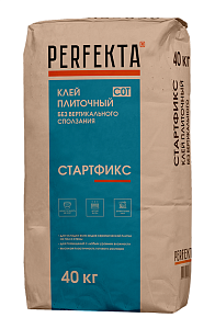 Клей для керамической плитки и укладки керамогранита на пол СТАРТфикс Perfekta 40 кг  – 1