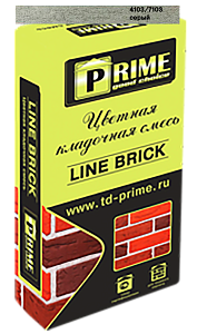 7106 Цветной кладочный раствор LineBrick "Klinker" зима PRIME серый, 25 кг – 1