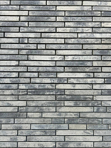 Кирпич гиперпрессованный ригельный Серый Обсидиан гладкий СПК – 5