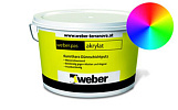 Штукатурка декоративная акриловая Weber Рas Аkrylat 1 мм Шуба 25 кг – 1