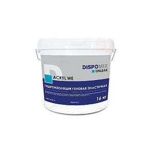 Гидроизоляция готовая эластичная Unleak Acryl WE, 16 кг – 1