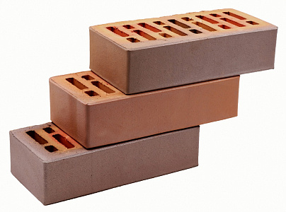 Кирпич облицовочный одинарный STROMA Flash Bordo гладкий – 7