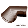 Угол желоба STANDART, ПВХ, цвет шоколад – 1
