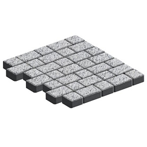 Тротуарная плитка Steinrus Инсбрук Альт Дуо Мрамор, BackWash, 40 мм – 1