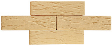 Кирпич облицовочный слоновая кость одинарный рустик Терекс – 7