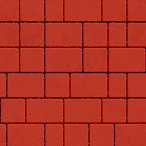 Тротуарная плитка Steinrus Инсбрук Альт Брик красный, гладкая, 60 мм – 2
