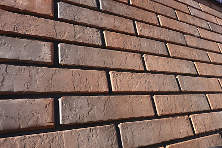 Кирпич облицовочный одинарный Бронза Терра Флеш – 8
