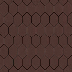 Тротуарная плитка Steinrus Призма коричневый, гладкая, 80 мм – 2