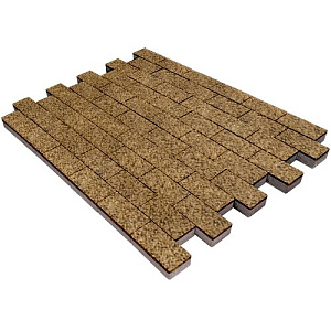 Тротуарная плитка Steinrus Прямоугольник Истра, Gloss, 60 мм – 1