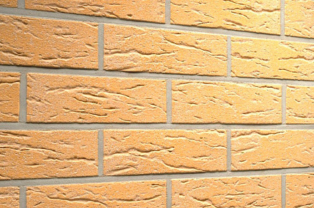 Плитка фасадная клинкерная Feldhaus Klinker R216NF14 Amari mana с посыпкой, 240x71x14  – 2