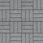 Тротуарная плитка Steinrus Паркет серый, native, 60 мм – 2