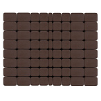 Тротуарная плитка Классико 73/110/115х60 коричневый – 3