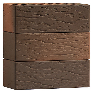 Кирпич облицовочный Нева евро полуторный Горизонтальный Руст М200 VOLGABRICK – 3