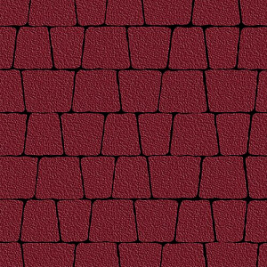 Тротуарная плитка Steinrus Аттика винный, native, 60 мм – 2