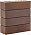 Кирпич клинкерный Тёмно терракотовый флэш Антверпен винтаж 250х85х65 М-300 – 2
