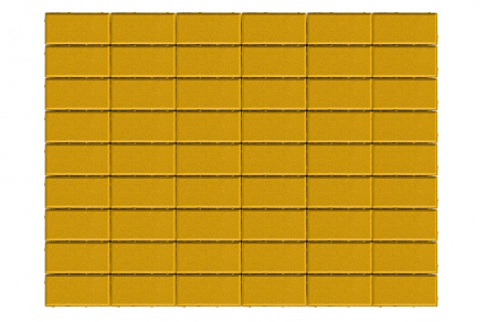 Тротуарная плитка Прямоугольник 200х100х40 жёлтый – 2