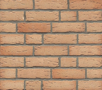 Плитка фасадная клинкерная Feldhaus Klinker R696NF14 Sintra crema duna  рельефная, 240x71x14  – 1