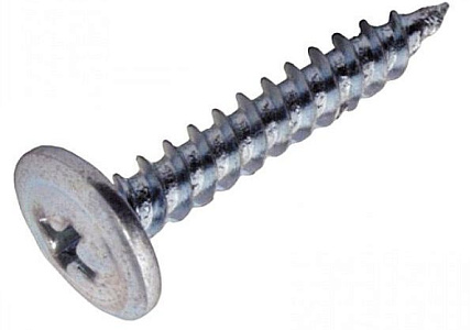 Саморезы с прессшайбой СММ мелкая резьба 4,2х41 острые цинк – 1
