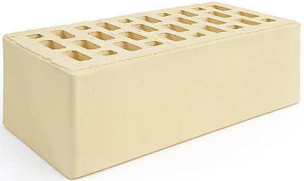 Кирпич облицовочный слоновая кость полуторный гладкий М-150 Ярославль – 1