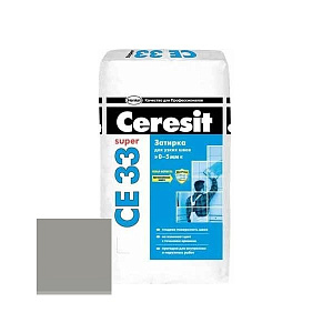 Затирка для узких швов Ceresit CE33 Super №07 серая 25 кг – 1