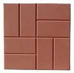 Тротуарная плитка 8 кирпичей 300х300х30 серый – 2