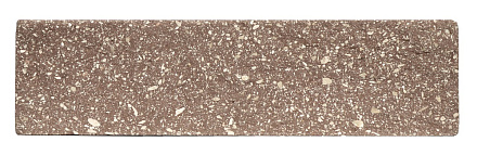 Кирпич гиперпрессованный одинарный М-250 коричневый рустированный ложок  – 3