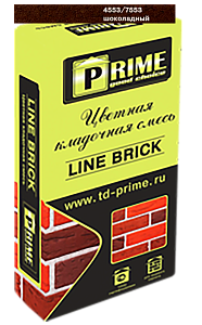 7556 Цветной кладочный раствор LineBrick "Klinker" зима PRIME шоколадный, 25 кг – 1