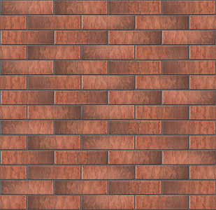 Кирпич облицовочный одинарный Красный Терра Флеш – 8