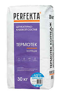 Штукатурно-клеевой состав Термотек Коттедж Зимняя серия, 30 кг – 1