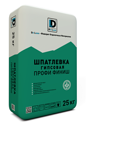 Шпаклевка гипсовая DE LUXE ПРОФИ ФИНИШ серый 25 кг – 1