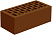 Кирпич облицовочный коричневый полуторный гладкий М-175 Голицыно – 1