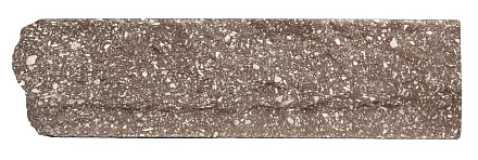 Кирпич гиперпрессованный одинарный М-250 коричневый рустированный угол  – 3