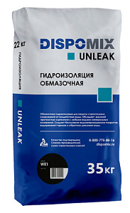 Гидроизоляция обмазочная эластичная Unleak WE1, 35 кг – 1