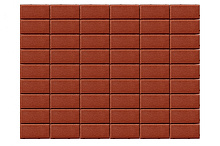 Тротуарная плитка 342 МЗ Брусчатка 200х100х80 Красный – 2