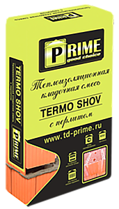 8235 Termo Shov Теплоизоляционный кладочный раствор зима,  17.5  кг/меш, PRIME / Россия – 1