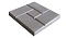 Тротуарная плитка калифорния 300х300х30 тёмно-серый – 1