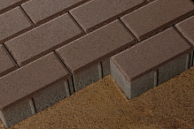 Тротуарная плитка 342 МЗ Брусчатка 200х100х80 Коричневый – 2