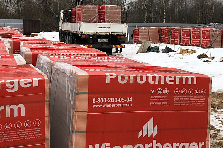 Блок керамический Porotherm 38 1/2 поризованный 10,67 НФ – 3